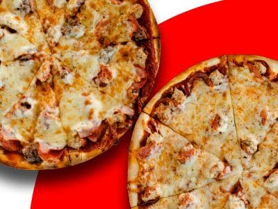 2 LARGE 2 TOPPING PIZZAS image