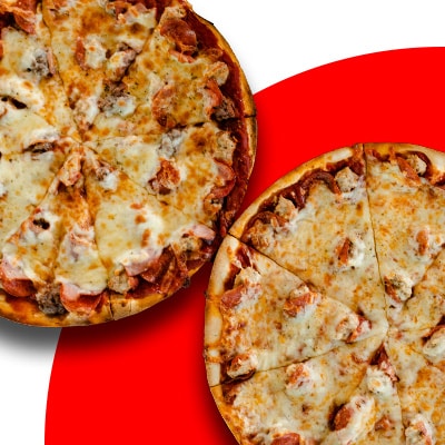 2 LARGE 2 TOPPING PIZZAS image